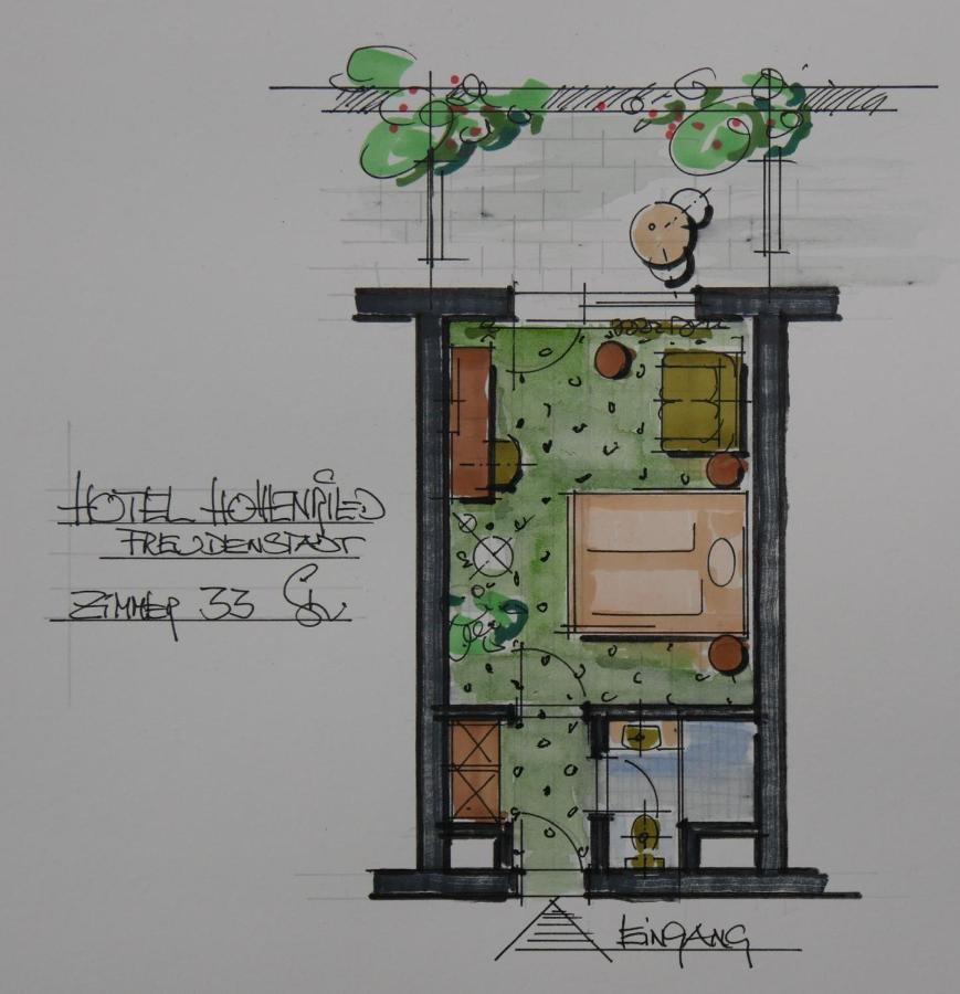 Hotel Hohenried Im Rosengarten Freudenstadt Bagian luar foto